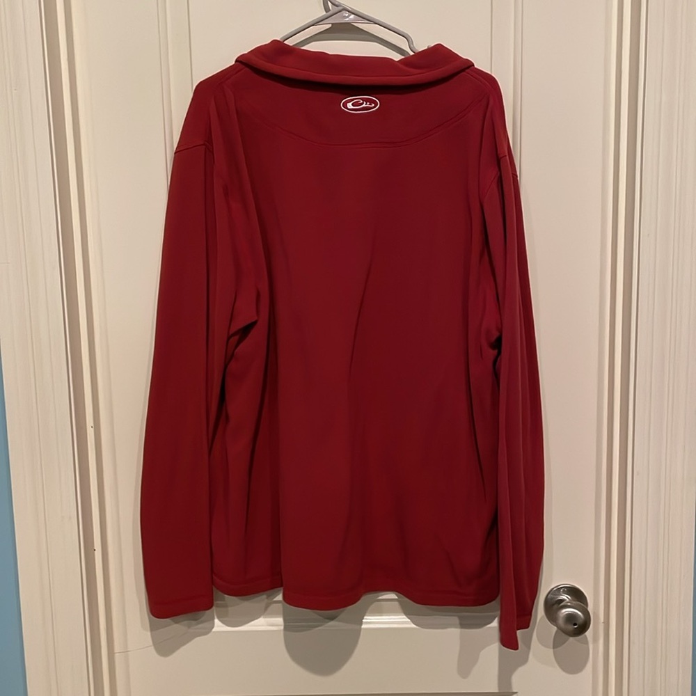 NWT Drake Alabama Fleece Pullover Men’s, Size X-Large, Crimson - Picture 6 of 7